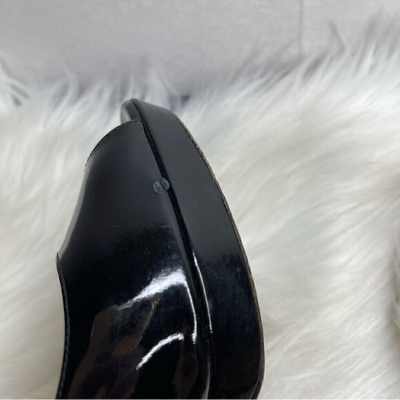 Jimmy Choo Patent Leather Peep Toe Heels Black 40 - Picture 7 of 12
